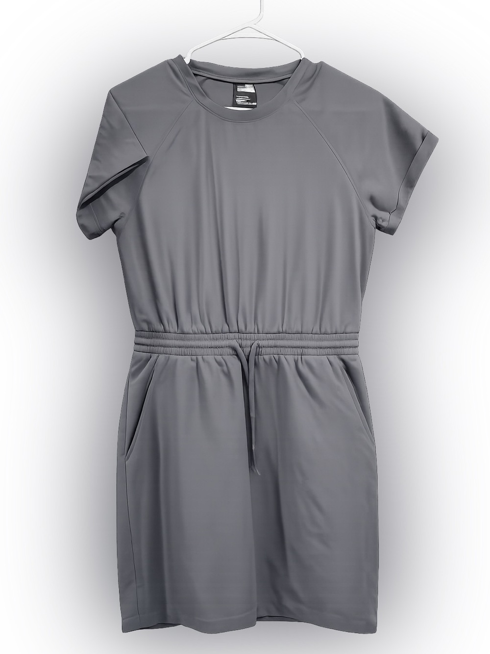 The North Face Women's Never Stop Wearing Dress grey color wdrawstring waist